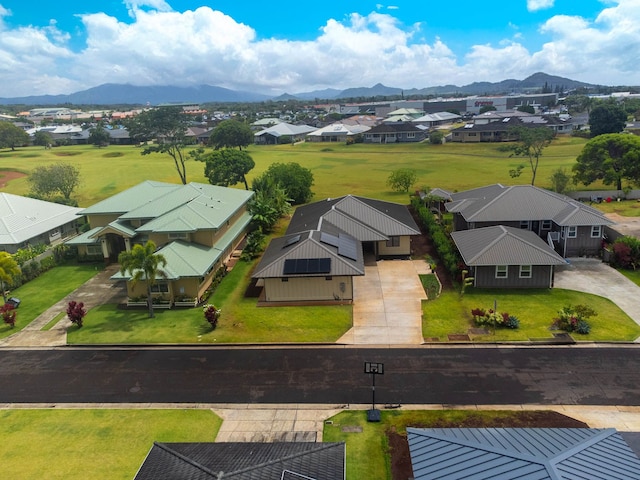 4306 Pilimai St, Lihue, HI 96766 - aerial view of residential area featuring mountains