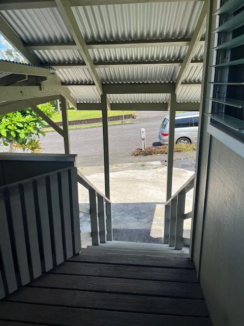 470 Hoopuni St, Hilo, HI 96720 - view of wooden terrace