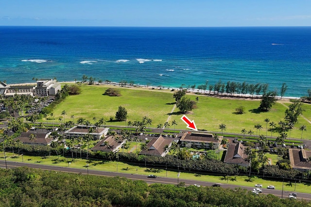 525 Aleka Lp Unit F6, Kapaa, HI 96746 - drone / aerial view of a nearby body of water