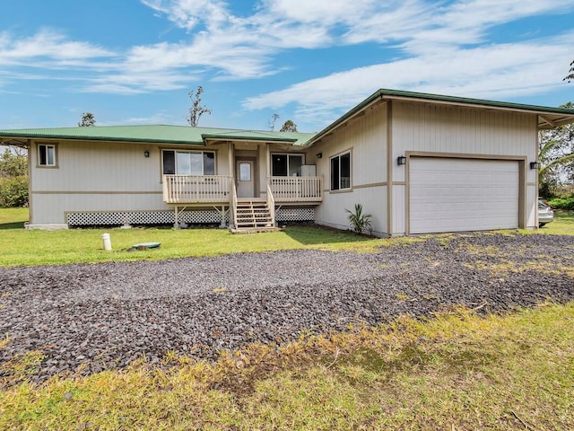 16-2069 Leilani Dr, Pahoa, HI 96778 - single story home with a garage, a front lawn, and a porch