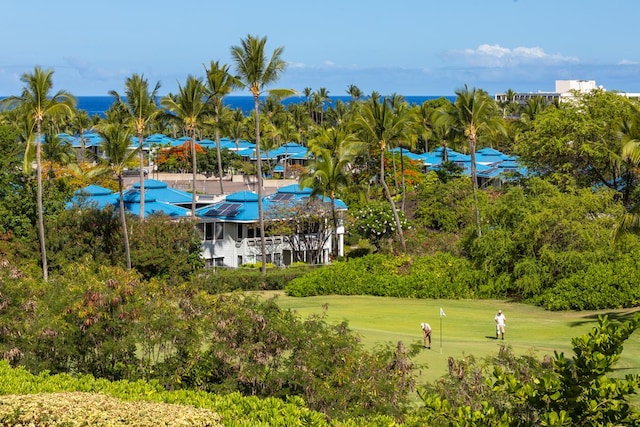 78-7070 Alii Dr Unit B202, Kailua-Kona, HI 96740 - view of property's community with golf course view and a lawn