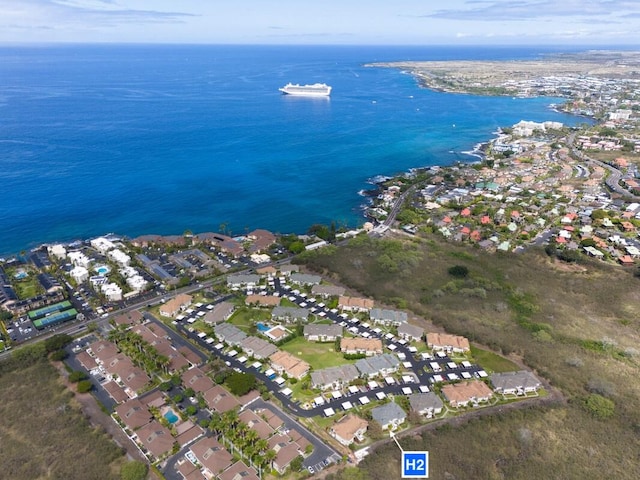 75-6009 Alii Dr Unit H2, Kailua-Kona, HI 96740 - aerial view of property and surrounding area with a nearby body of water and nearby suburban area