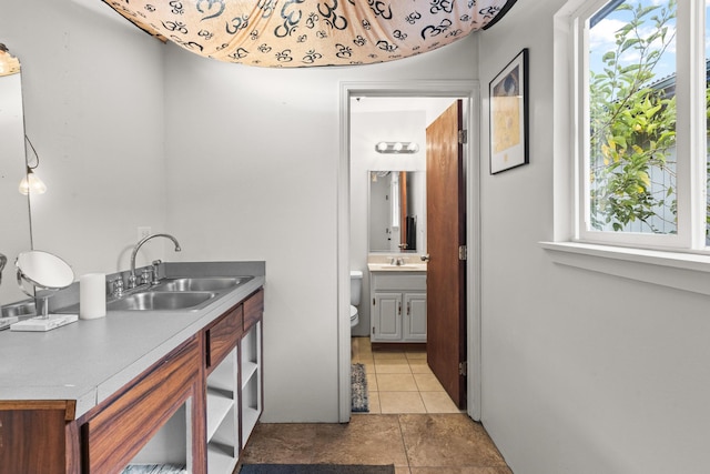 11-3458 Lehua St, Mountain View, HI 96771 - bathroom featuring vanity, toilet, and tile patterned flooring