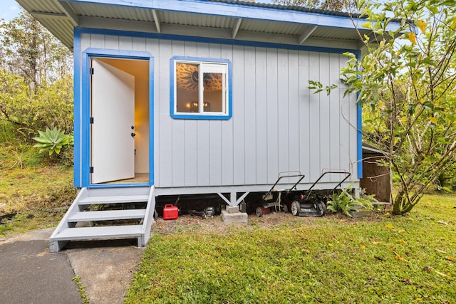 11-3458 Lehua St, Mountain View, HI 96771 - view of outbuilding with entry steps