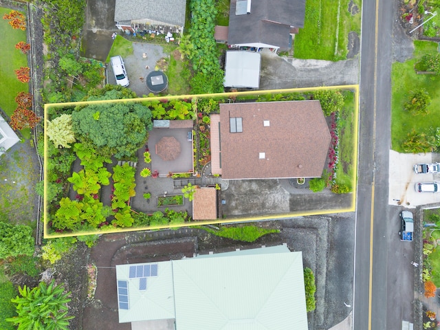 73-4327 Oneone St, Kailua-Kona, HI 96740 - aerial view of property and surrounding area with property parcel outlined