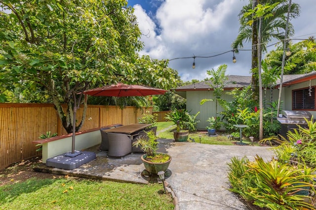 4030 Pauahi Pl, Princeville, HI 96722 - view of yard with a patio