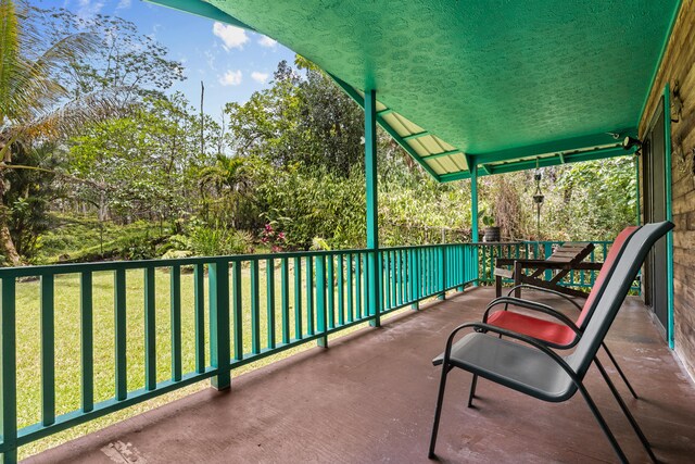 14-3531 Nanawale Blvd, Pahoa, HI 96778 - view of balcony