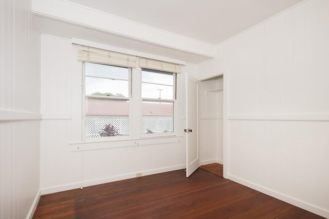 1969-A Kilauea Ave, Hilo, HI 96720 - spare room with dark wood-style flooring and baseboards