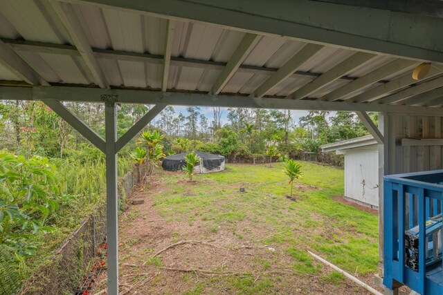 16-2103 Kuleana St, Pahoa, HI 96778 - view of fenced backyard
