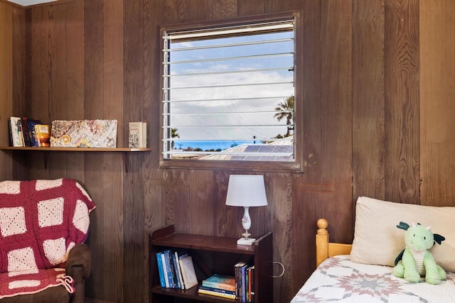 35 Pono St, Hilo, HI 96720 - bedroom featuring wooden walls