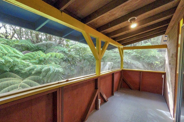 11-1877 Ahiukau St, Mountain View, HI 96771 - balcony featuring a sunroom