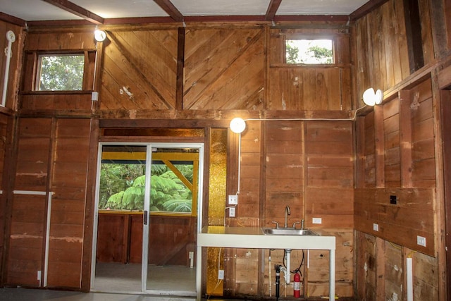 11-1877 Ahiukau St, Mountain View, HI 96771 - miscellaneous room with wooden walls and healthy amount of natural light