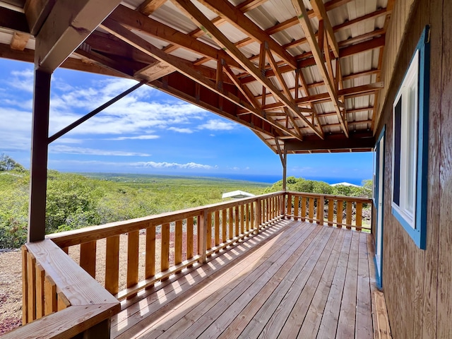94-6479 Puukani Rd, Naalehu, HI 96772 - view of wooden terrace