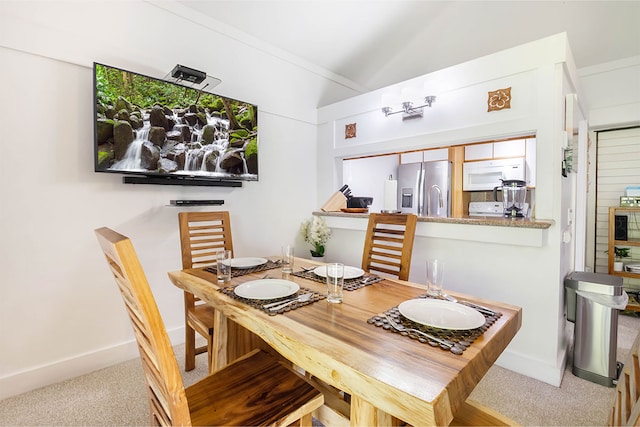 2253 Poipu Rd Unit 230, Koloa, HI 96756 - carpeted dining space with baseboards
