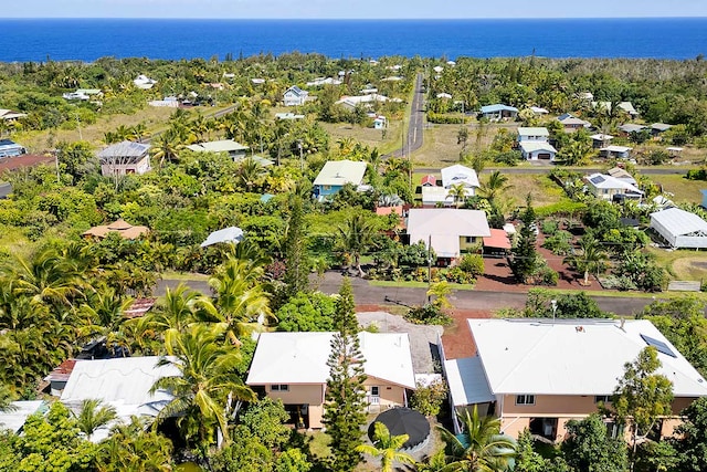 12-7036 Kaiwa St, Pahoa, HI 96778 - aerial perspective of suburban area with a nearby body of water