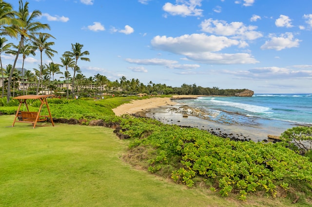 1565 Pee Rd Unit 225, Koloa, HI 96756 - water view featuring local beach
