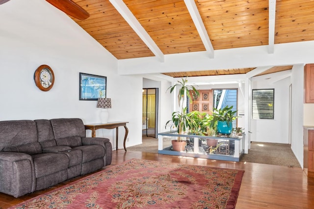 87-3181 Japonica Rd, Captain Cook, HI 96704 - living area featuring wooden ceiling and wood finished floors