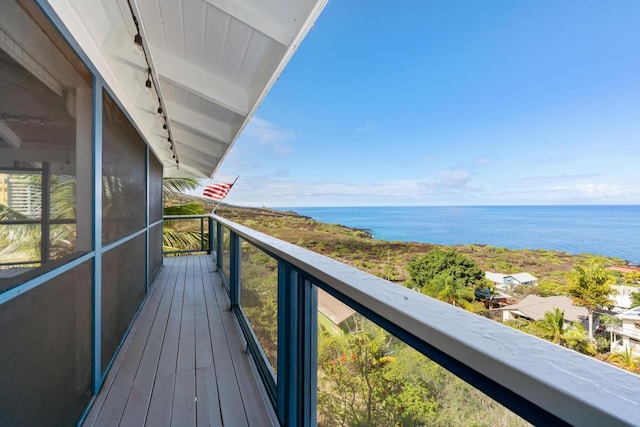 87-3181 Japonica Rd, Captain Cook, HI 96704 - balcony featuring a water view