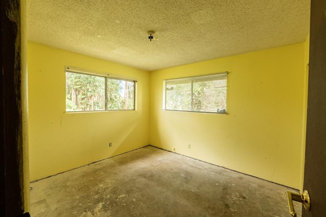 137 Kuakolu Pl, Hilo, HI 96720 - empty room featuring unfinished concrete floors and a textured ceiling