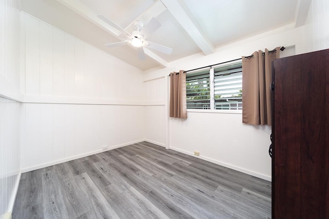 4 Nani Pl, Hilo, HI 96720 - unfurnished room featuring wood finished floors, a ceiling fan, and baseboards