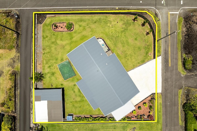 4 Nani Pl, Hilo, HI 96720 - aerial overview of property's location with property parcel outlined