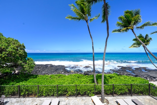76-6212 Alii Dr Unit 205, Kailua-Kona, HI 96740 - water view featuring local beach