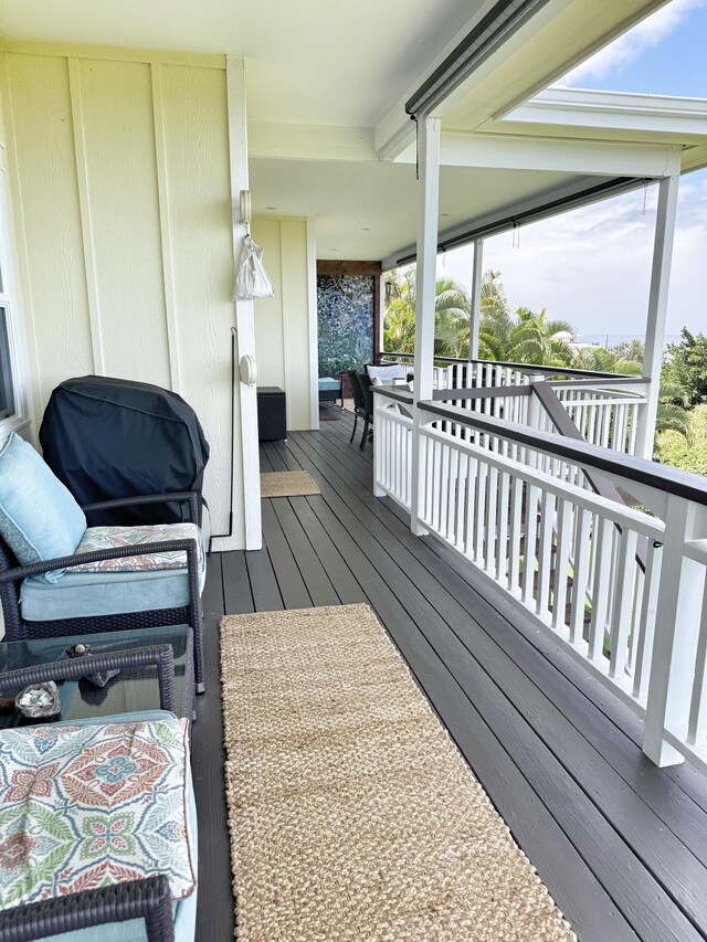 77-6450 Walua Rd, Kailua-Kona, HI 96740 - view of wooden terrace