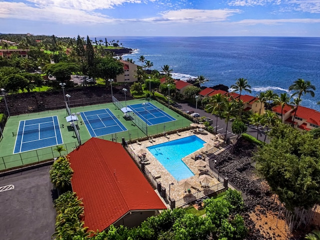 78-6800 Alii Dr Unit 8104, Kailua-Kona, HI 96740 - bird's eye view of a large body of water and a pool