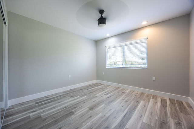 15-1776 6th Ave, Keaau, HI 96749 - spare room featuring light wood-style flooring, recessed lighting, and baseboards