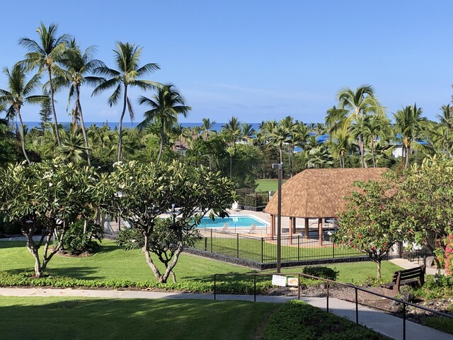 78-7070 Alii Dr Unit C201, Kailua-Kona, HI 96740 - view of property's community featuring a pool