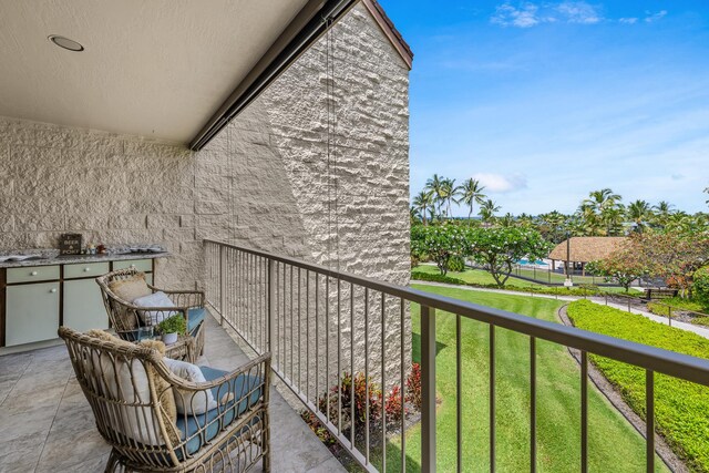 78-7070 Alii Dr Unit C201, Kailua-Kona, HI 96740 - view of balcony