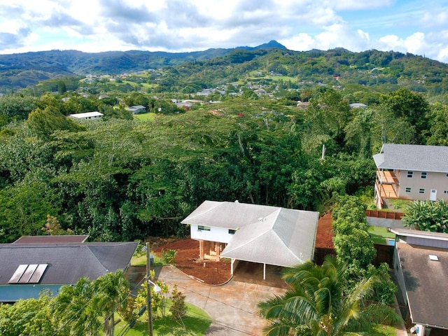 3351 Kalua Moa Rd, Koloa, HI 96756 - aerial view of a mountain backdrop