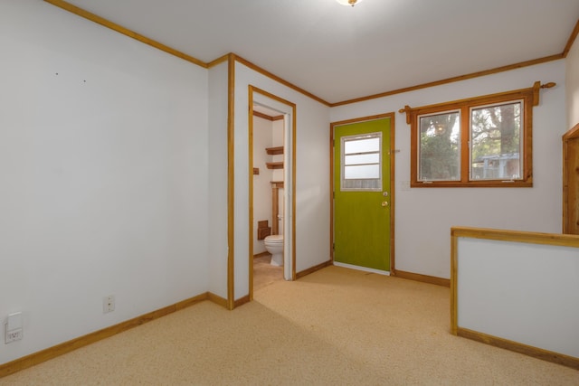 66-1665-A Kawaihae Rd, Kamuela, HI 96743 - foyer entrance with light carpet and ornamental molding