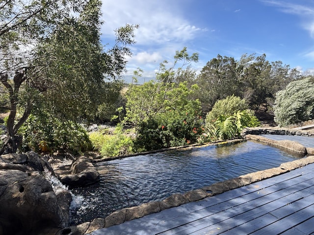 66-1665-A Kawaihae Rd, Kamuela, HI 96743 - view of swimming pool featuring a wooden deck and a swimming pool