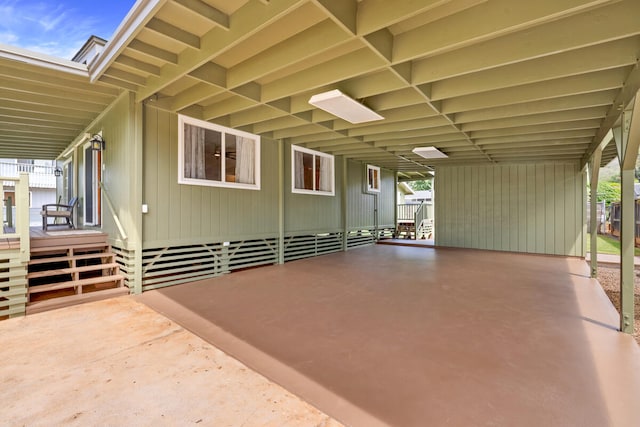 5045 Menehune Rd, Waimea, HI 96796 - view of patio / terrace featuring a carport