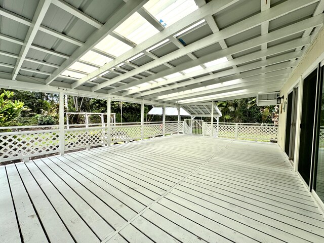 15-2015 12th Ave, Keaau, HI 96749 - view of wooden deck