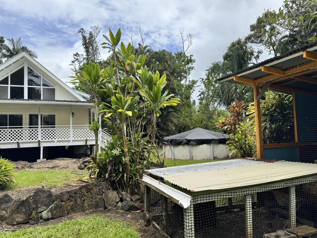 15-2015 12th Ave, Keaau, HI 96749 - view of yard