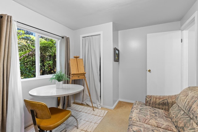 11-3827 5th St, Volcano, HI 96785 - dining area featuring light carpet and baseboards