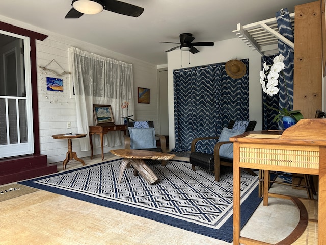1769 Mei Pl, Kapaa, HI 96746 - view of patio / terrace with a ceiling fan and entry steps