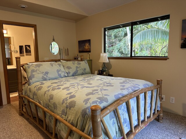 1769 Mei Pl, Kapaa, HI 96746 - carpeted bedroom with lofted ceiling