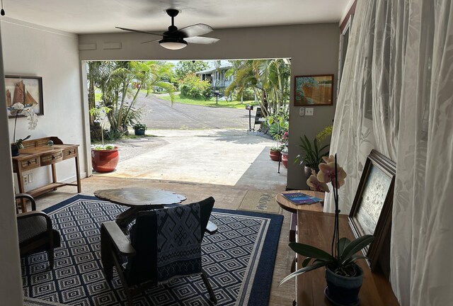 1769 Mei Pl, Kapaa, HI 96746 - view of patio / terrace featuring ceiling fan