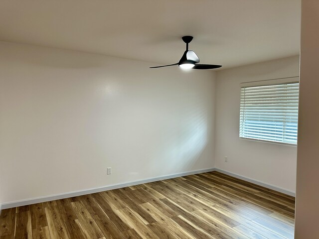 64-5304 Puu Nani Dr, Kamuela, HI 96743 - empty room featuring wood finished floors and ceiling fan