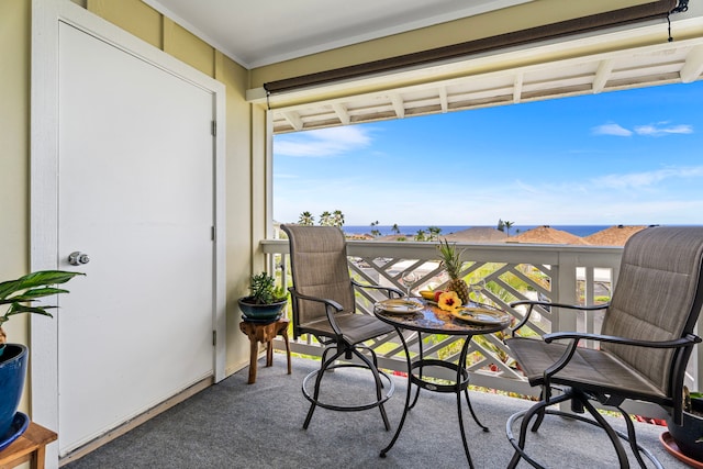 75-6009 Alii Dr Unit K22, Kailua-Kona, HI 96740 - balcony featuring a water view