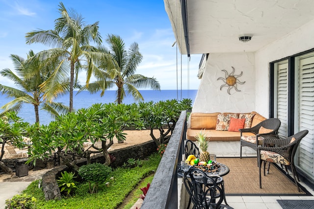 75-6082 Alii Dr Unit B236, Kailua-Kona, HI 96740 - balcony with a water view