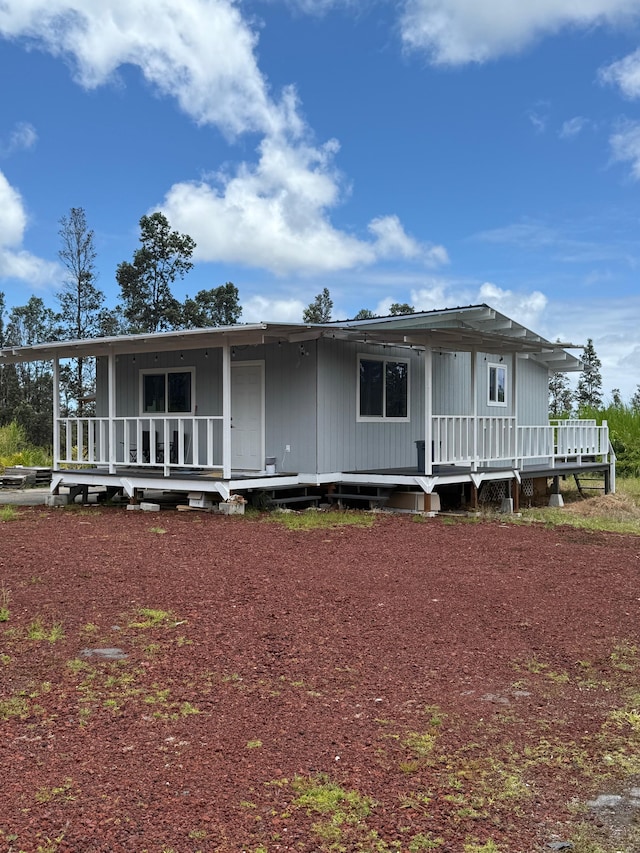 11-2828 Lehua St, Mountain View, HI 96771 - manufactured / mobile home with a porch