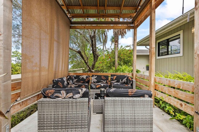73-4332 Imo Pl, Kailua-Kona, HI 96740 - view of patio / terrace featuring an outdoor living space