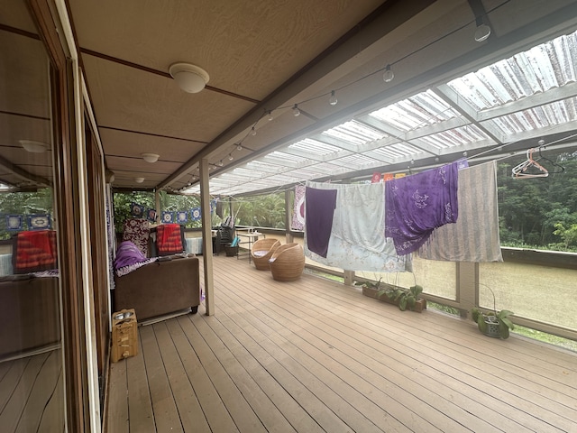 1370 Honoohala Pl, Kapaa, HI 96746 - view of wooden deck