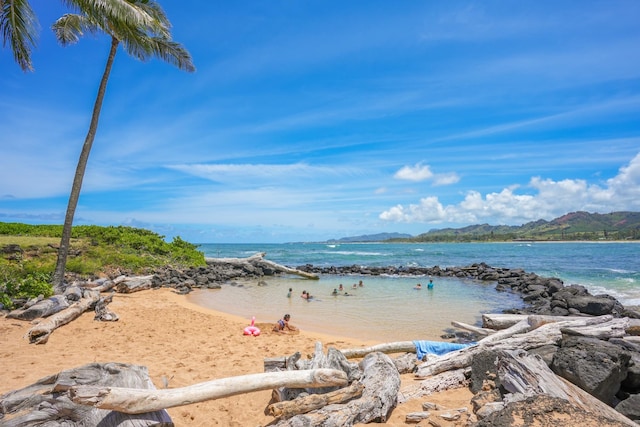 410 Papaloa Rd Unit 225, Kapaa, HI 96746 - water view with a mountainous background