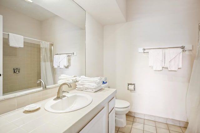 410 Papaloa Rd Unit 225, Kapaa, HI 96746 - bathroom featuring vanity, tile patterned floors, and a shower with shower curtain
