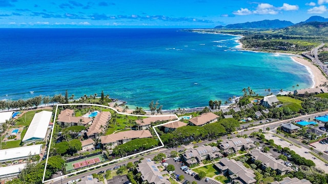 410 Papaloa Rd Unit 225, Kapaa, HI 96746 - aerial view of property's location featuring extended coastline and nearby suburban area